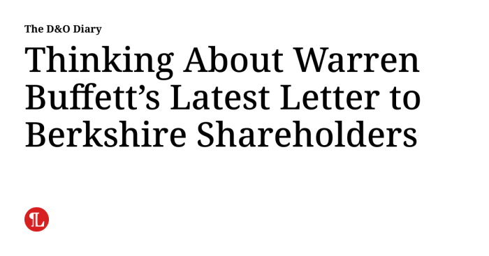 Pesan akhir Warren Buffett untuk pemegang saham Berkshire